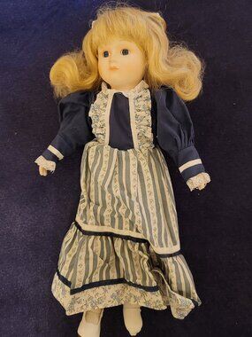 Beautiful 1988 Brinn Porcelain Doll